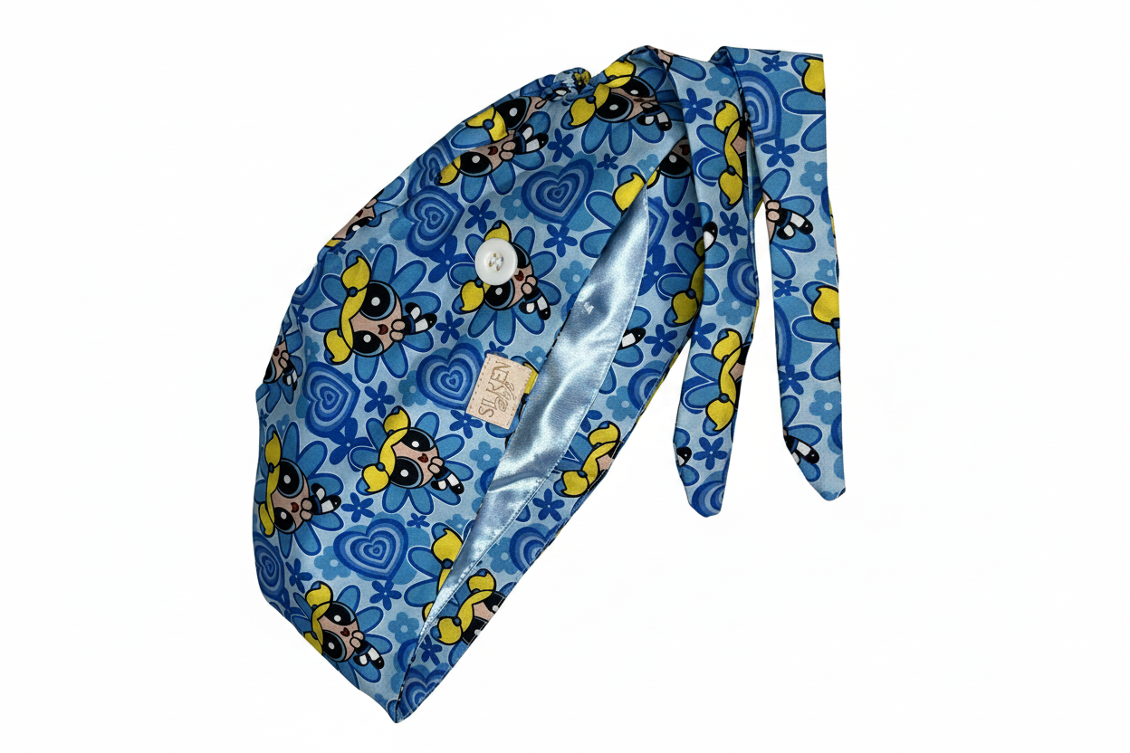 Powerpuff Girls Scrub Cap - Full View